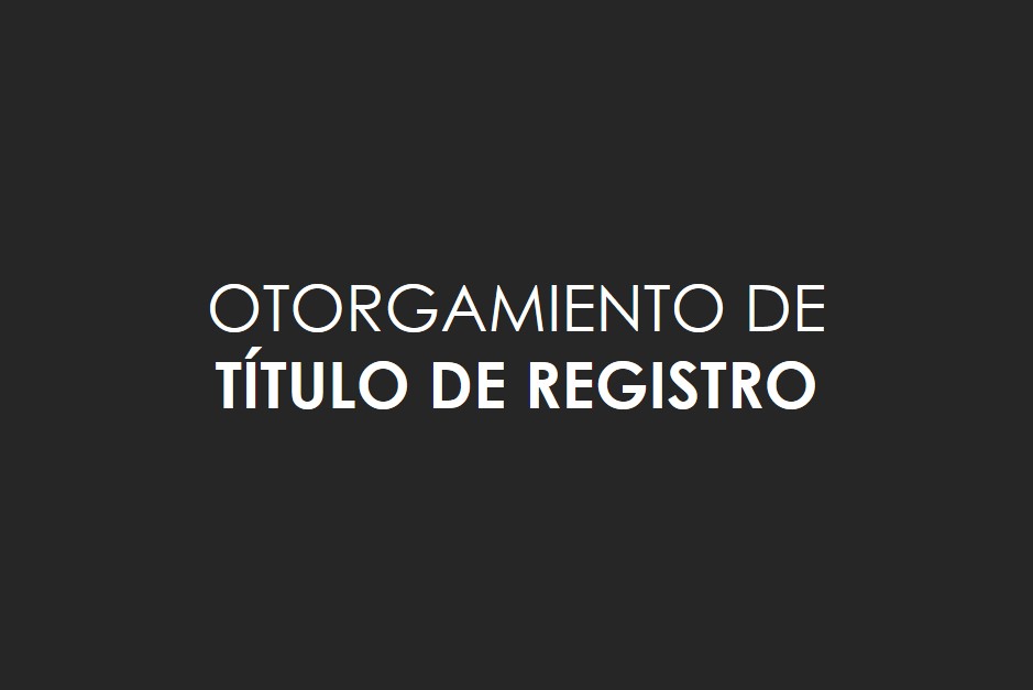 Entrega de registro